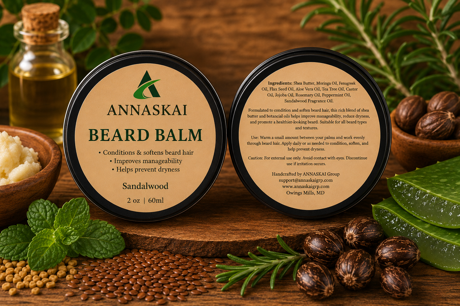 Beard Balm (Sandalwood)